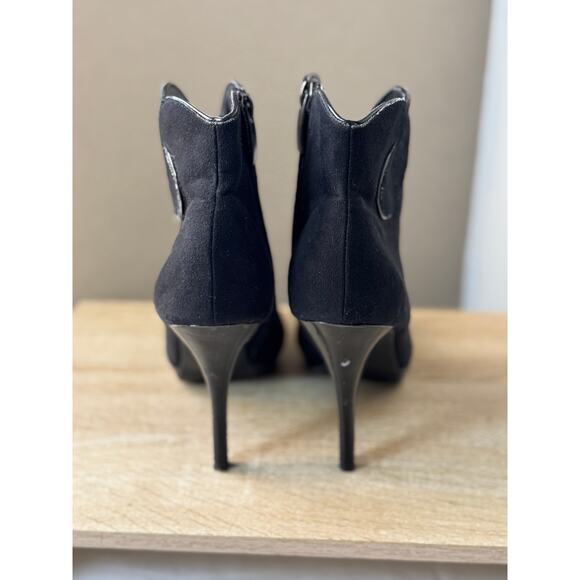 Limelight Black Suede Ankle Booties - Women’s Size 9 - Picture 4 of 7